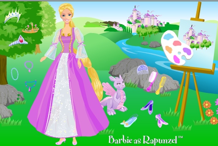 download game barbie rapunzel gratis